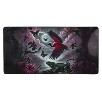 A haunted moon - Desk mat