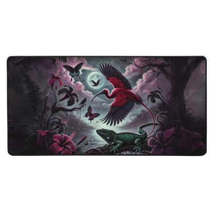 A haunted moon - Desk mat