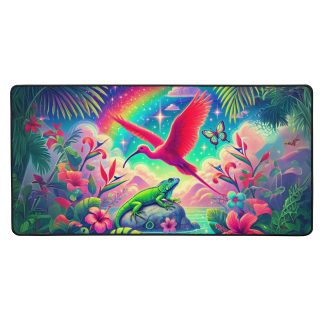 Burst of rainbow - Desk mat