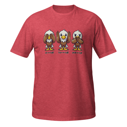 No Evil Eagles Short-Sleeve Unisex T-Shirt - Image 3